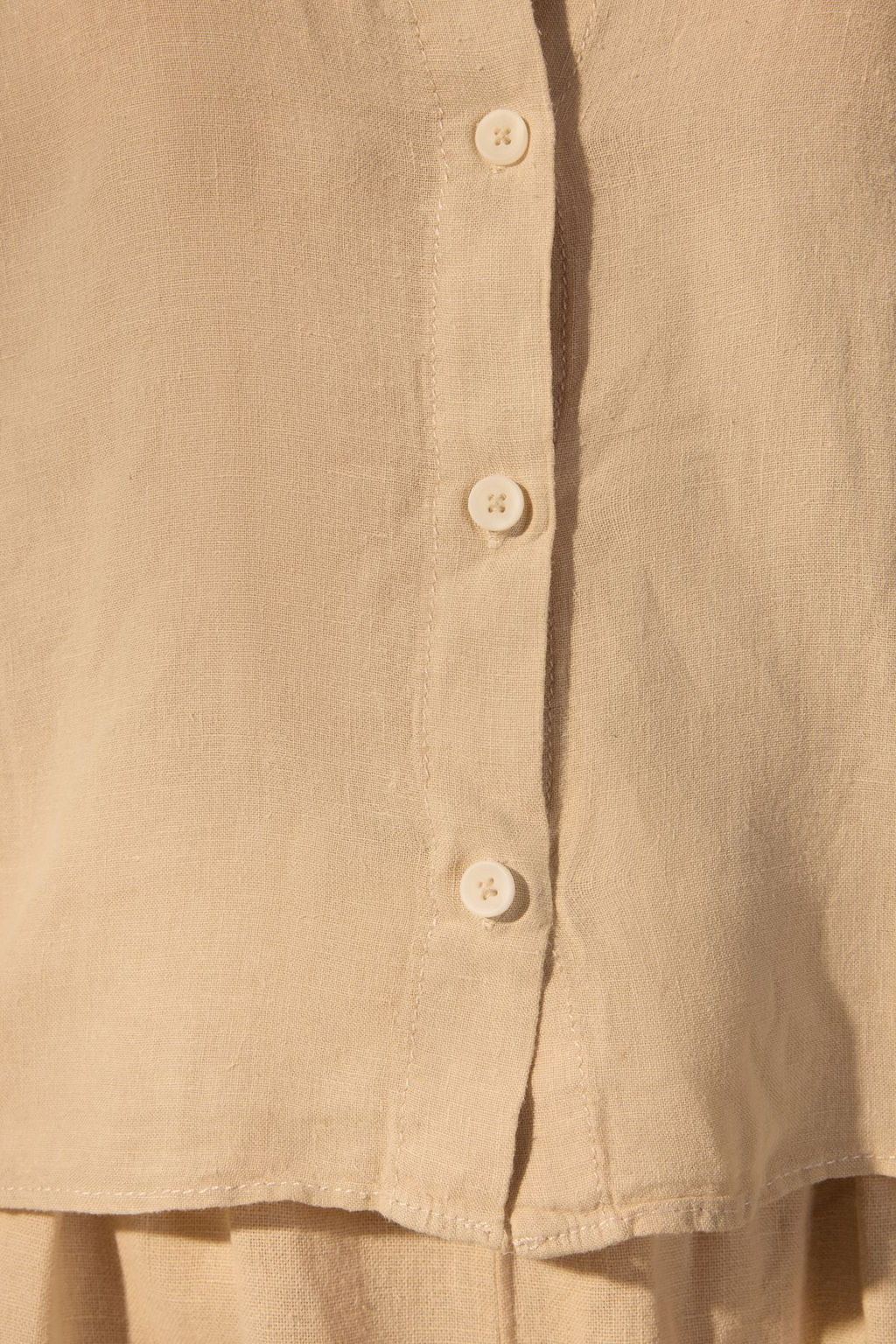 TRENDYOLMILLA Mint %100 Keten Oversize Gomlek TWOSS24GO00121  фото 3