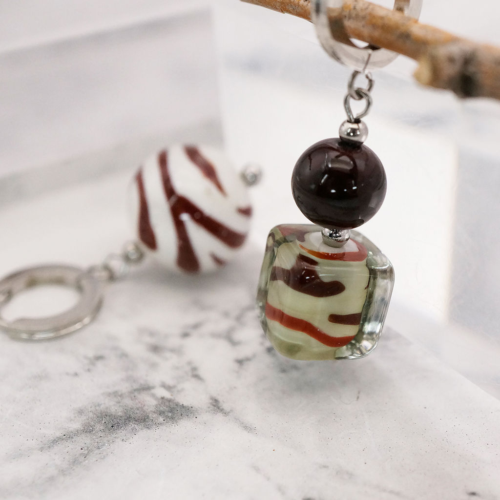 Серьги из муранского стекла MADAGASCAR LS3526