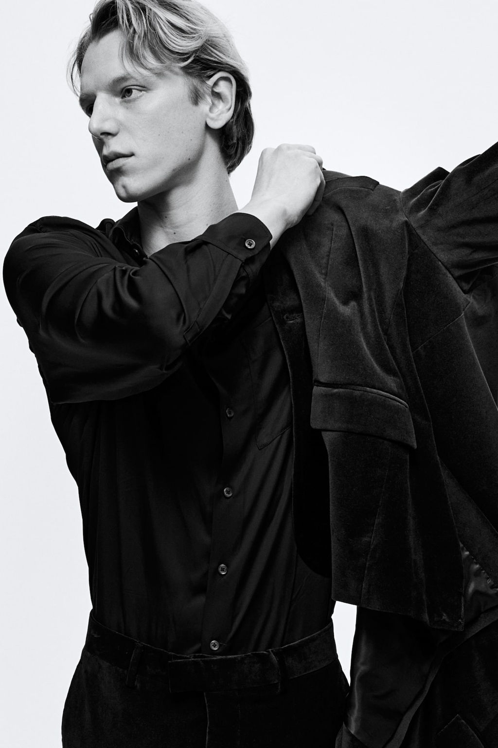 Americana de terciopelo Slim Fit - H&m фото 2