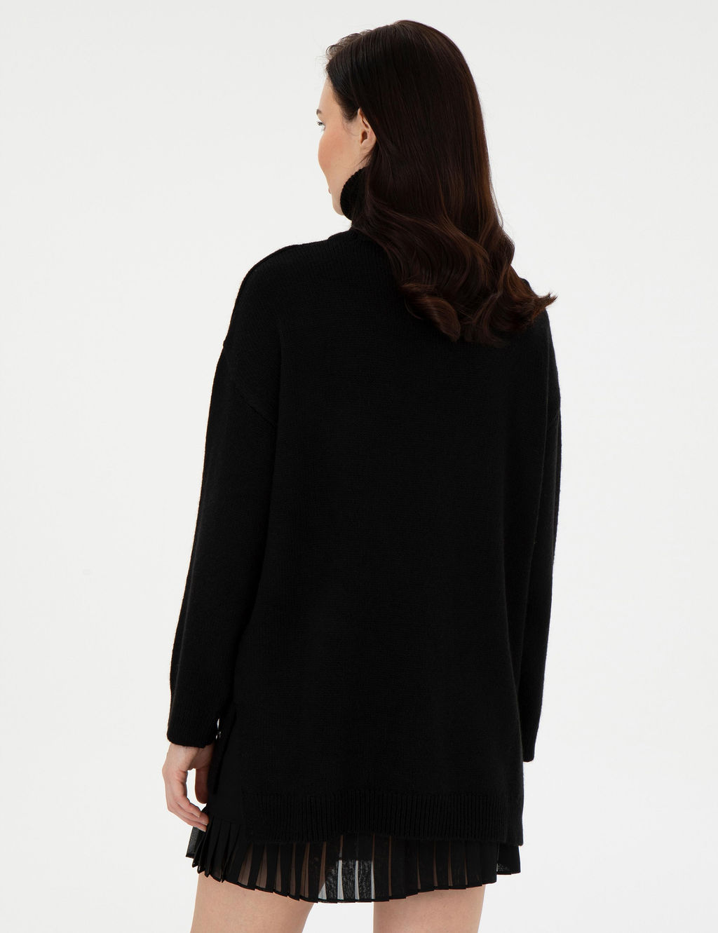 Siyah Oversize Kazak - Pierre cardin фото 5