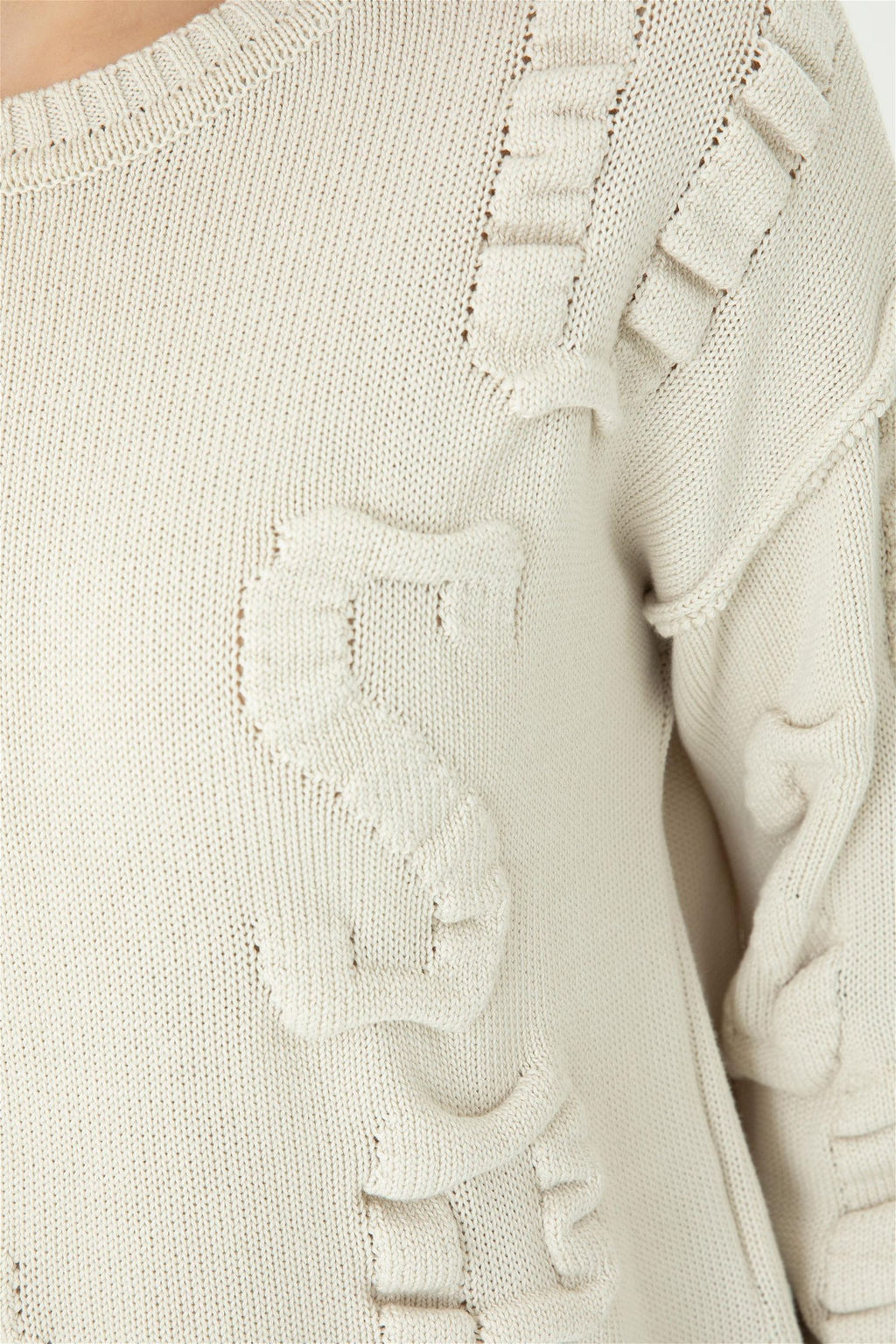 Женский кремовый свитер - U.s. polo assn фото 7