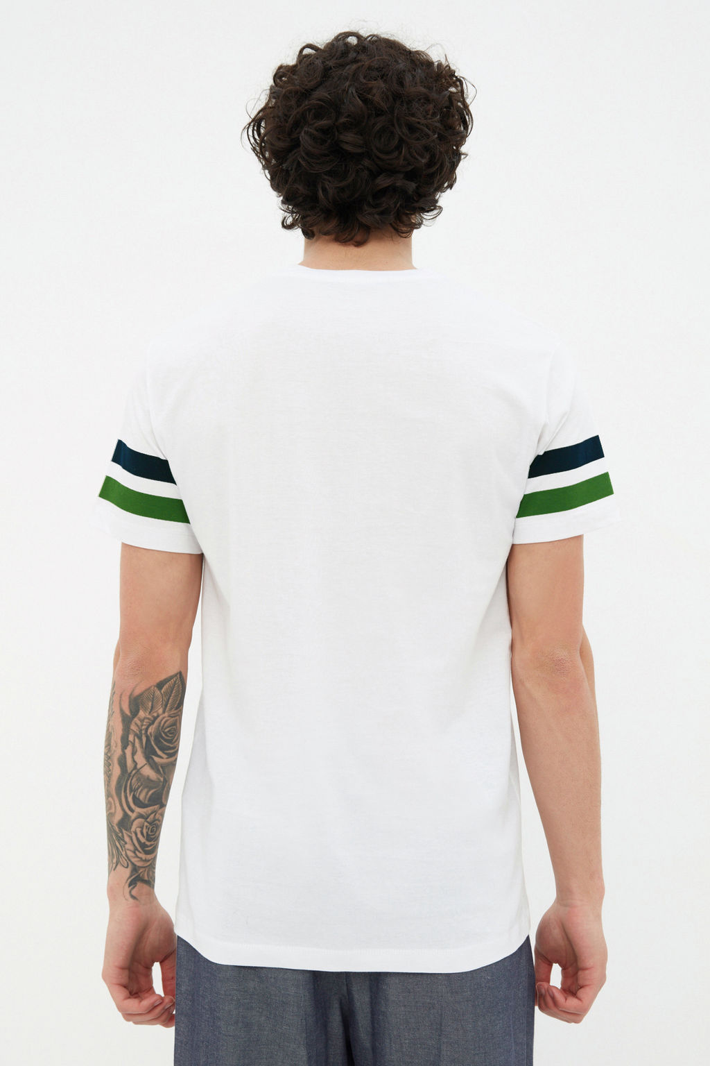 TRENDYOL MAN Gri Regular/Normal Kesim Kolej Bask?l? %100 Pamuk T-Shirt TMNSS20TS1836 - Trendyolmilla фото 13