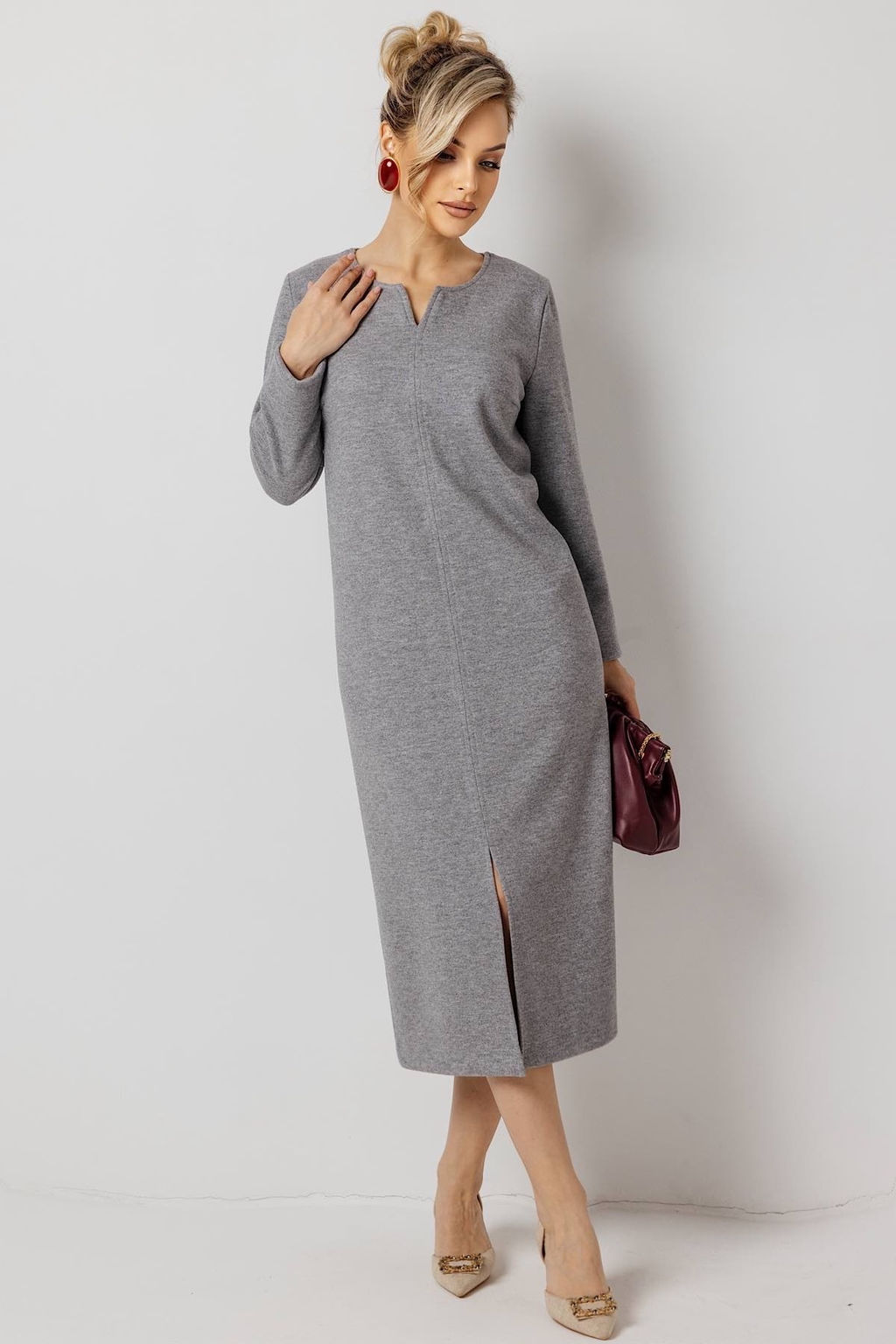 Платье женское 6155Н/08/Серый