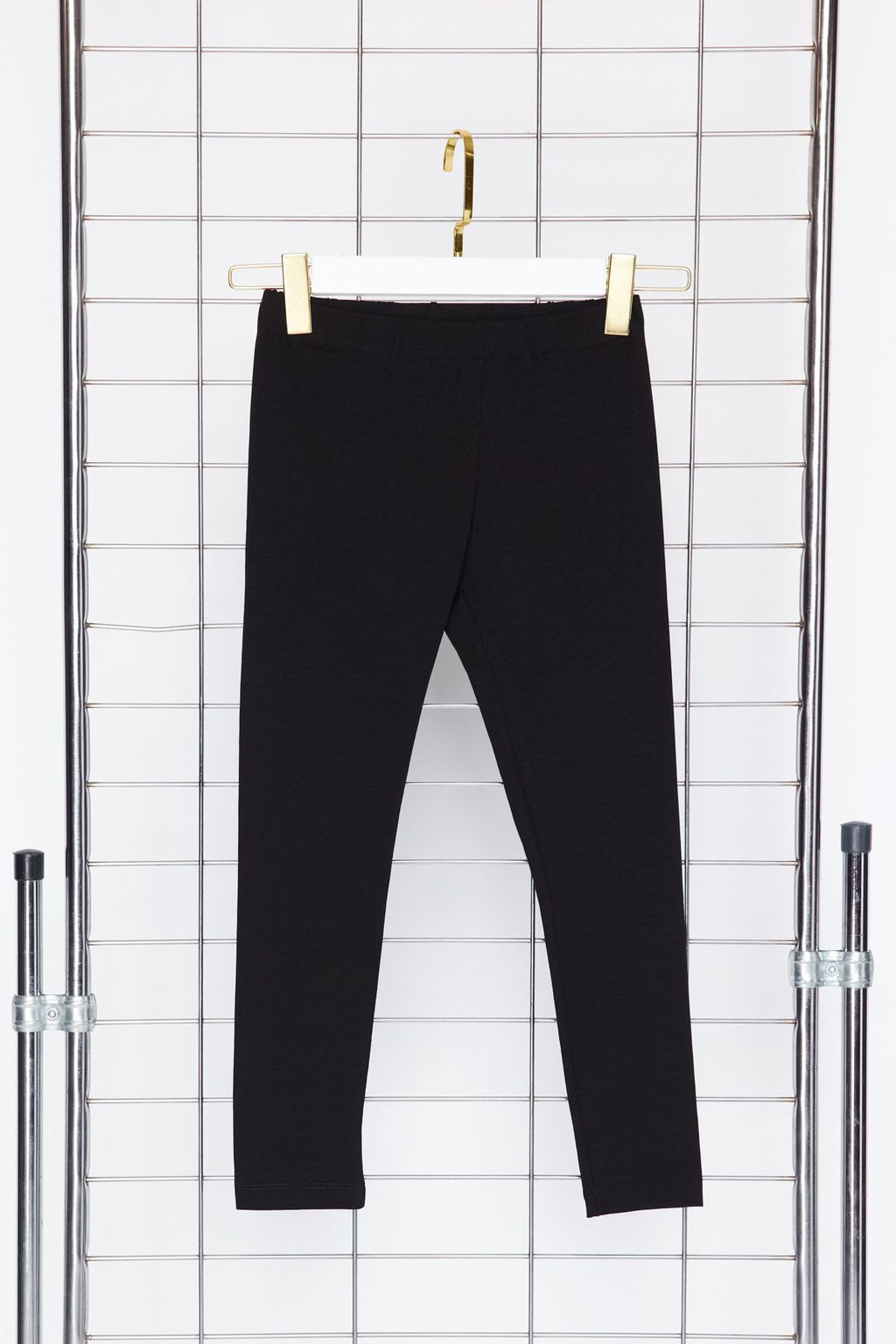 Siyah K?z Cocuk Pamuklu Basic Esnek Orme Tayt TKDSS24TA00005 - Trendyolmilla фото 6