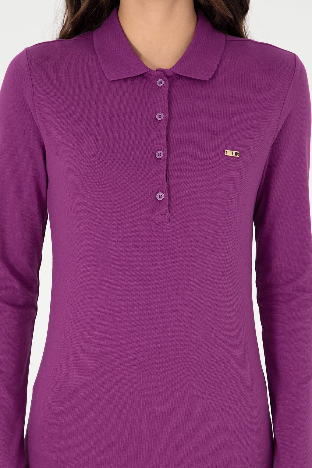 Женский фиолетовый базовый свитшот Неожиданная скидка в корзине - U.s. polo assn фото 6