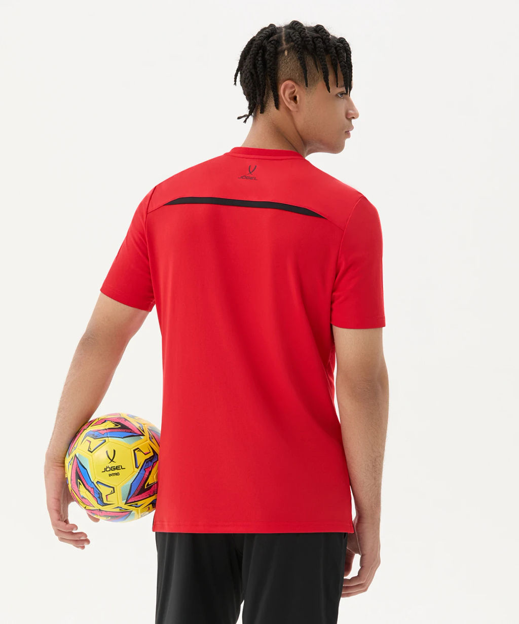 Футболка судейская JOGEL DIVISION PerFormDRY Referee Tee, красный  фото 7