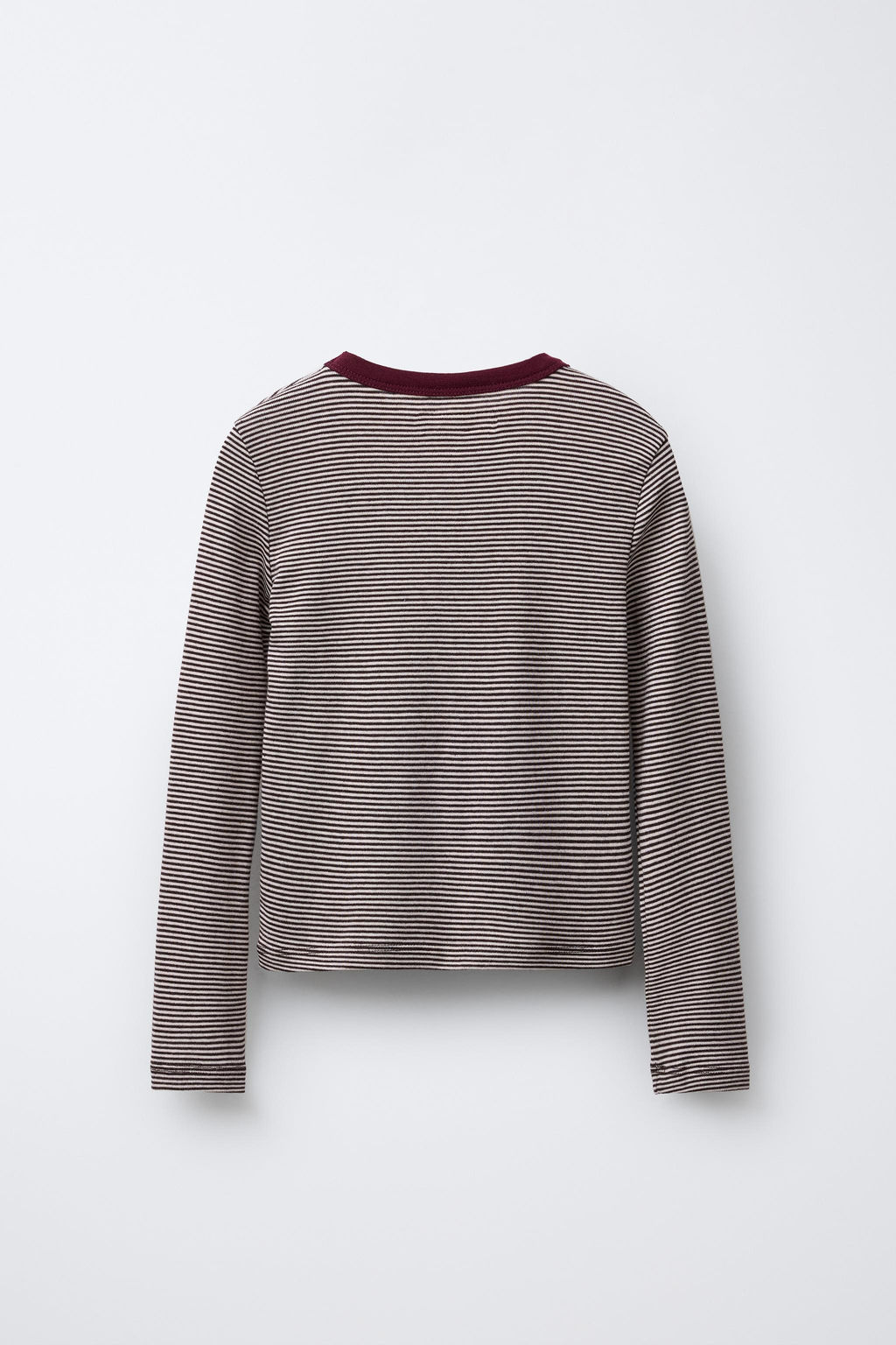 CAMISETA RAYAS / Marr?n - Zara фото 2