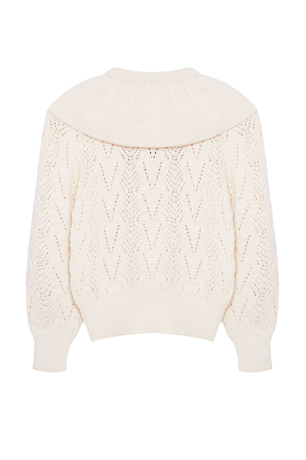 Tas Yumusak Dokulu Kurdele/Fiyonk Ve Inci Detayl? Polo Yaka Triko Kazak TWOAW25KZ00158 - Trendyolmilla фото 7