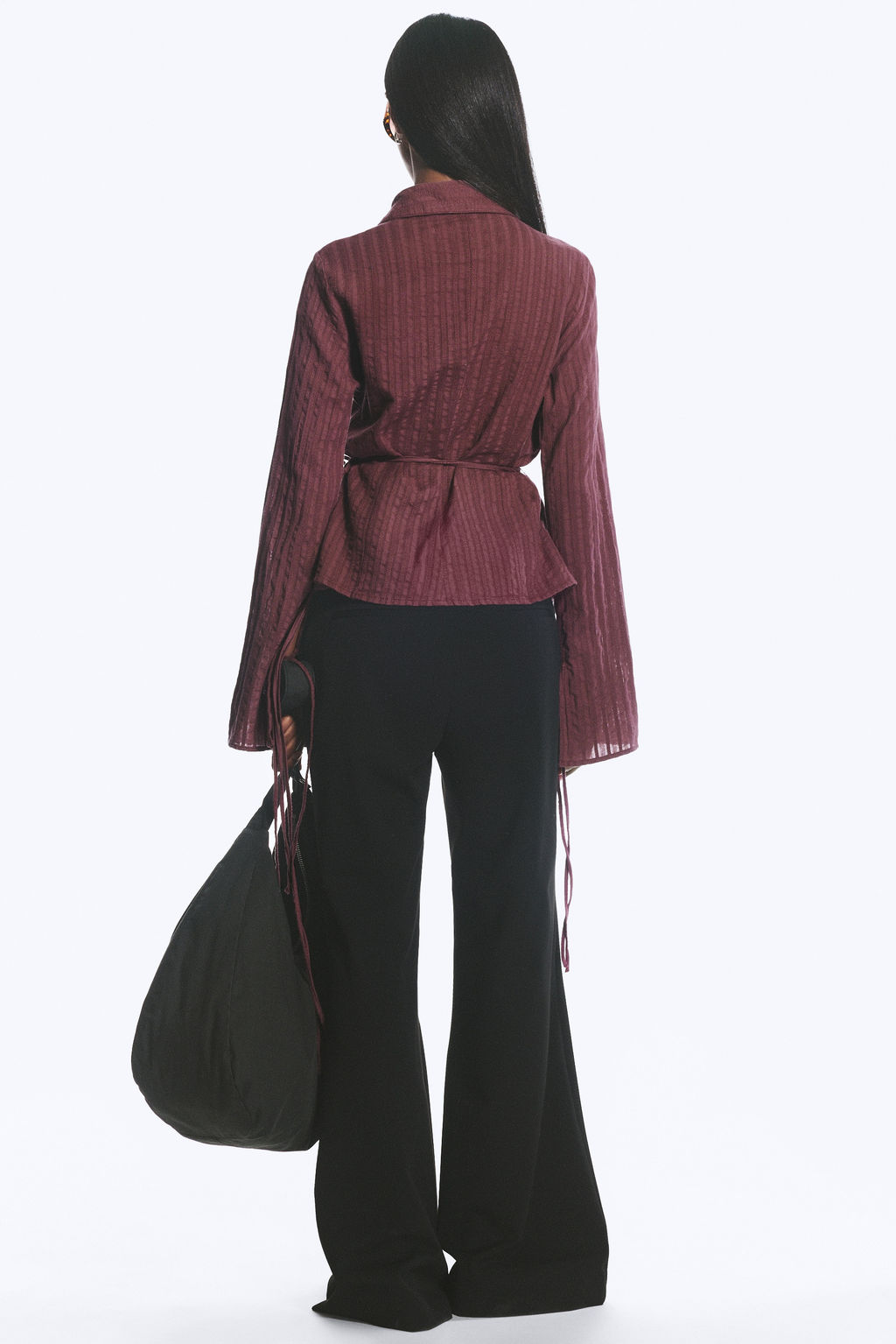 Camisa De Algod?n Con Lazada - H&m фото 7