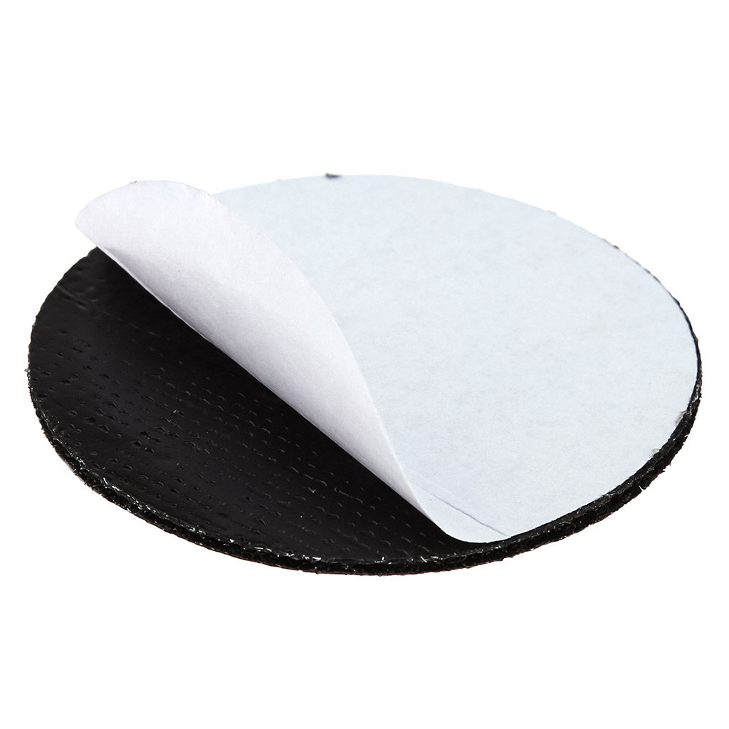 Липучка-фиксатор для ковриков/декора, самоклеящаяся д6см, круглая, набор 10 штук, цвет - черный, полиэстер, в п/эт пакете (Китай) - Домашняя Мода фото 3