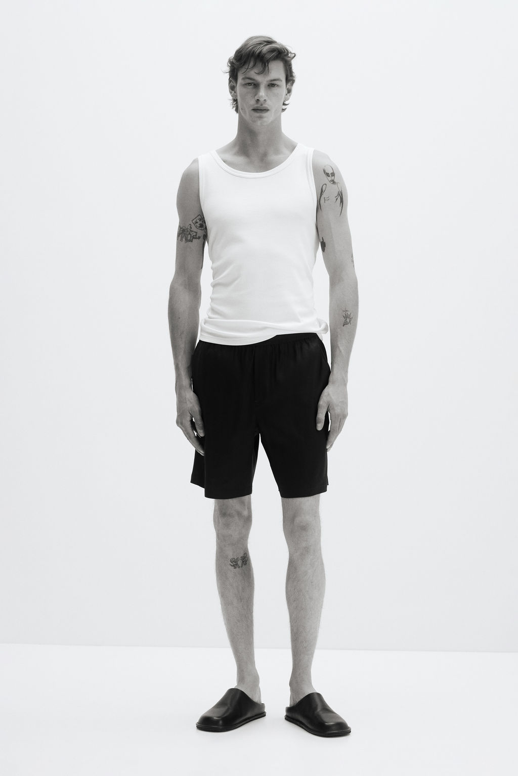 Shorts en mezcla de lino Easy-care Relaxed Fit - H&m фото 11
