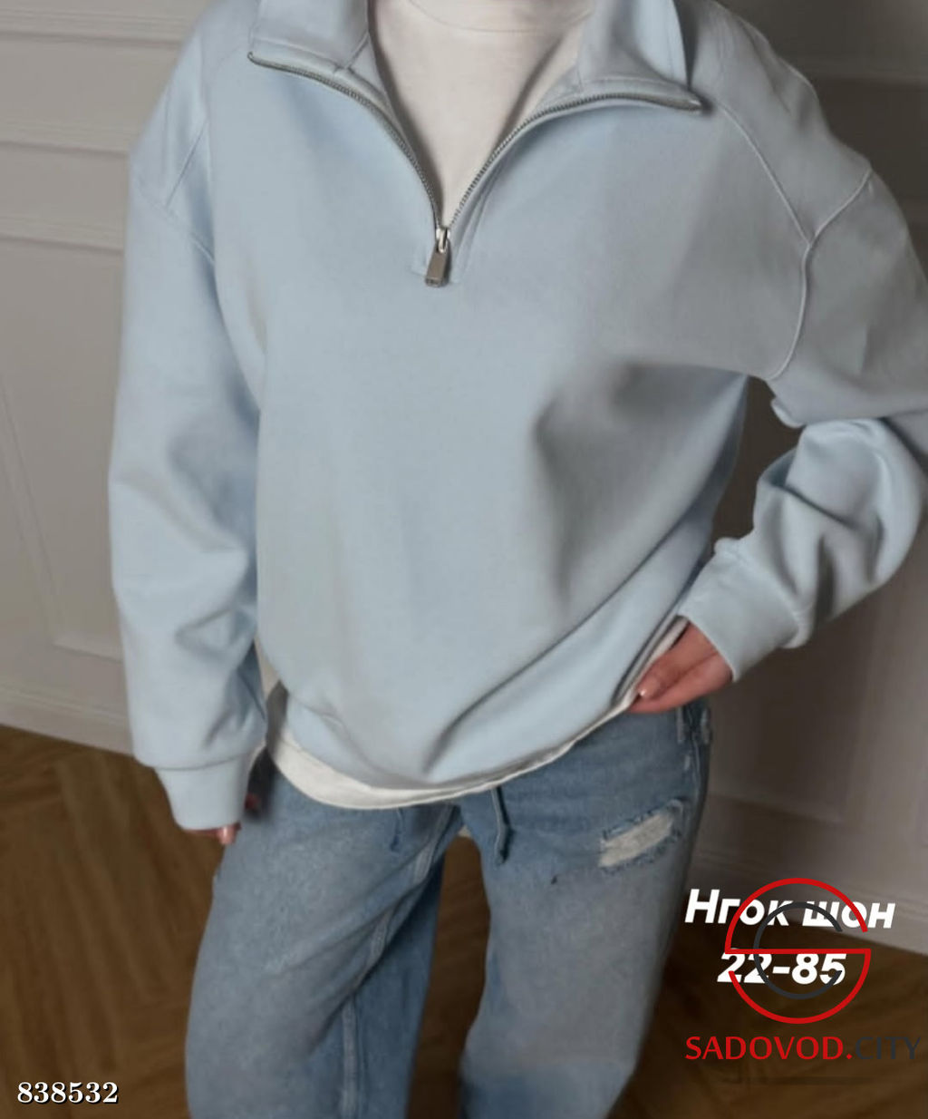 Кофта женская на полузамке - Bruno фото 4