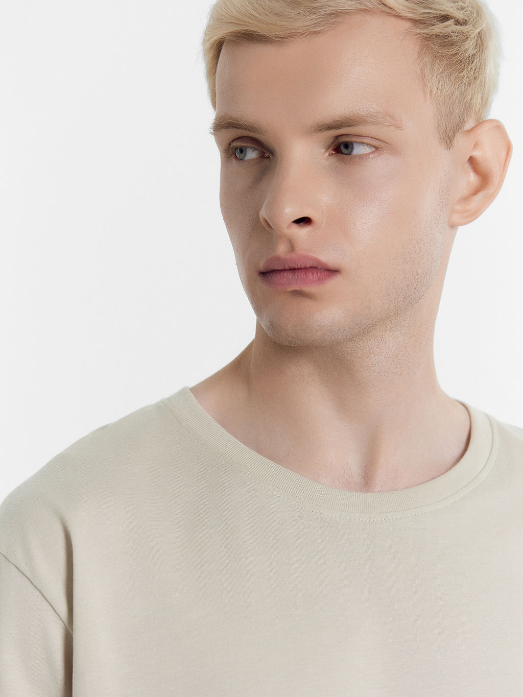 Футболка мужская в бежевом цвете холодный бежевый 111877 - Mark formelle фото 5
