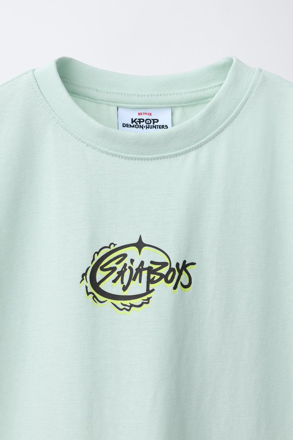 6-14 A?OS/ PIJAMA SAJA BOYS KPOP DEMON HUNTERS NETFLIX  / Verde - Zara фото 6