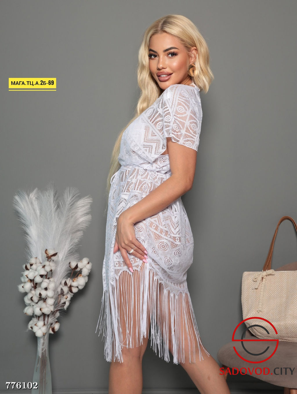 Женская пляжная туника - Zum ming фото 9