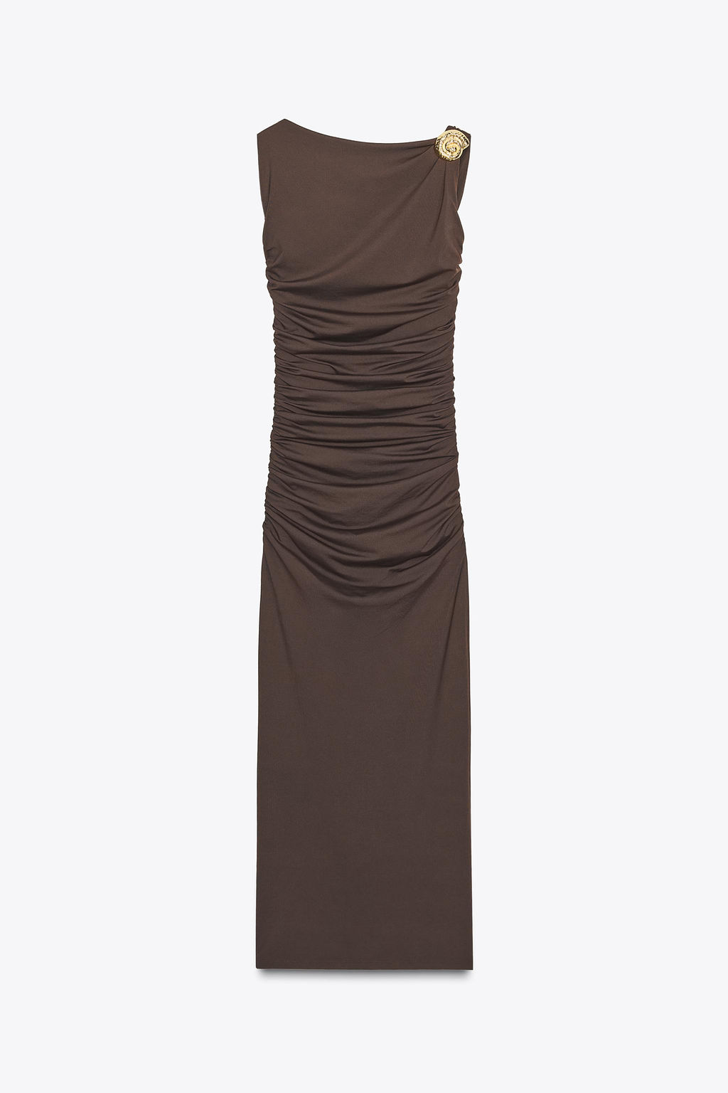 SHELL POLYAMIDE DRESS - Zara фото 15