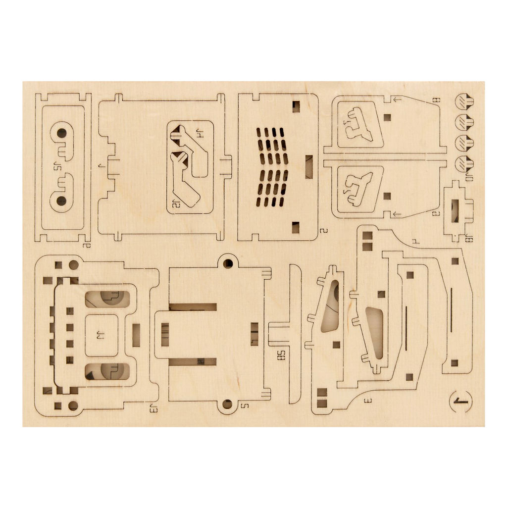 REZARK BIR-014 Пазл 3D 102 элемент. Бетономешалка