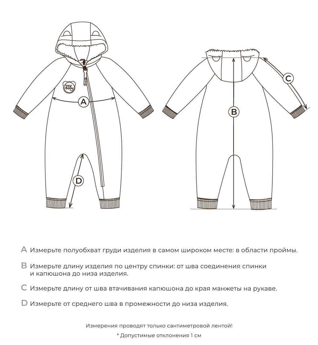 Комбинезон меховой Изумруд 0+ - Bungly фото 7