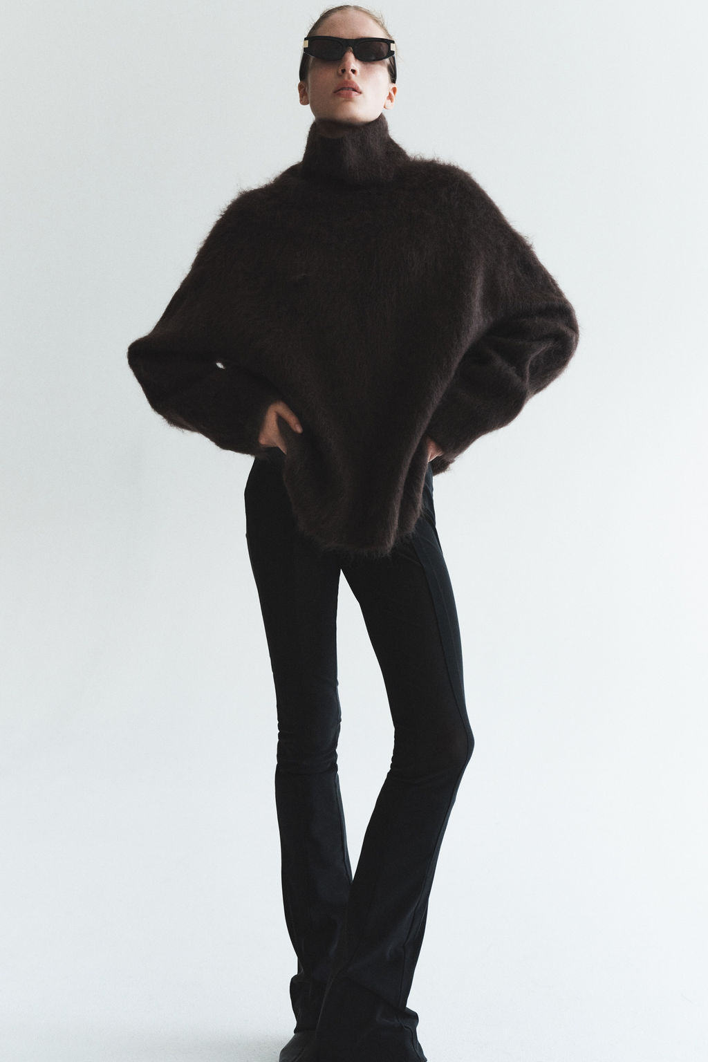 Jersey de cuello alto en mezcla de mohair - H&m фото 8