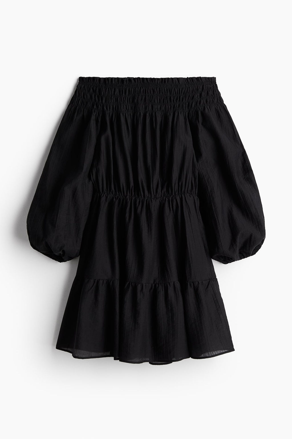 Vestido off-the-shoulder - H&m фото 5