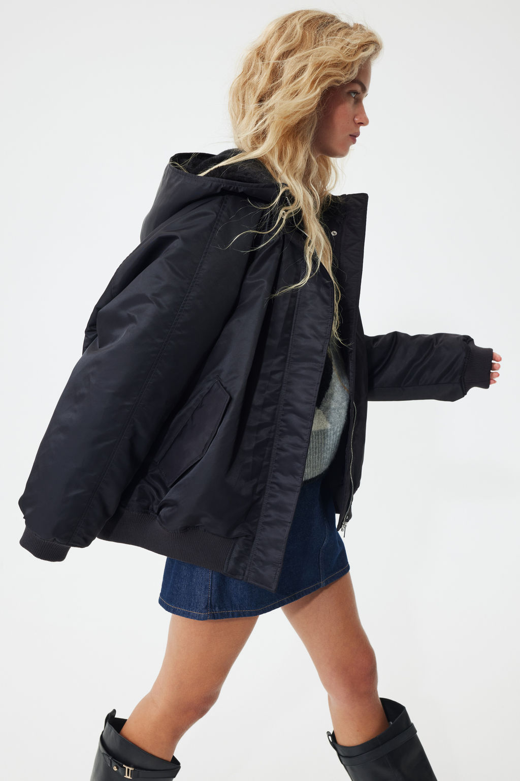 Cazadora bomber oversize - H&m фото 6