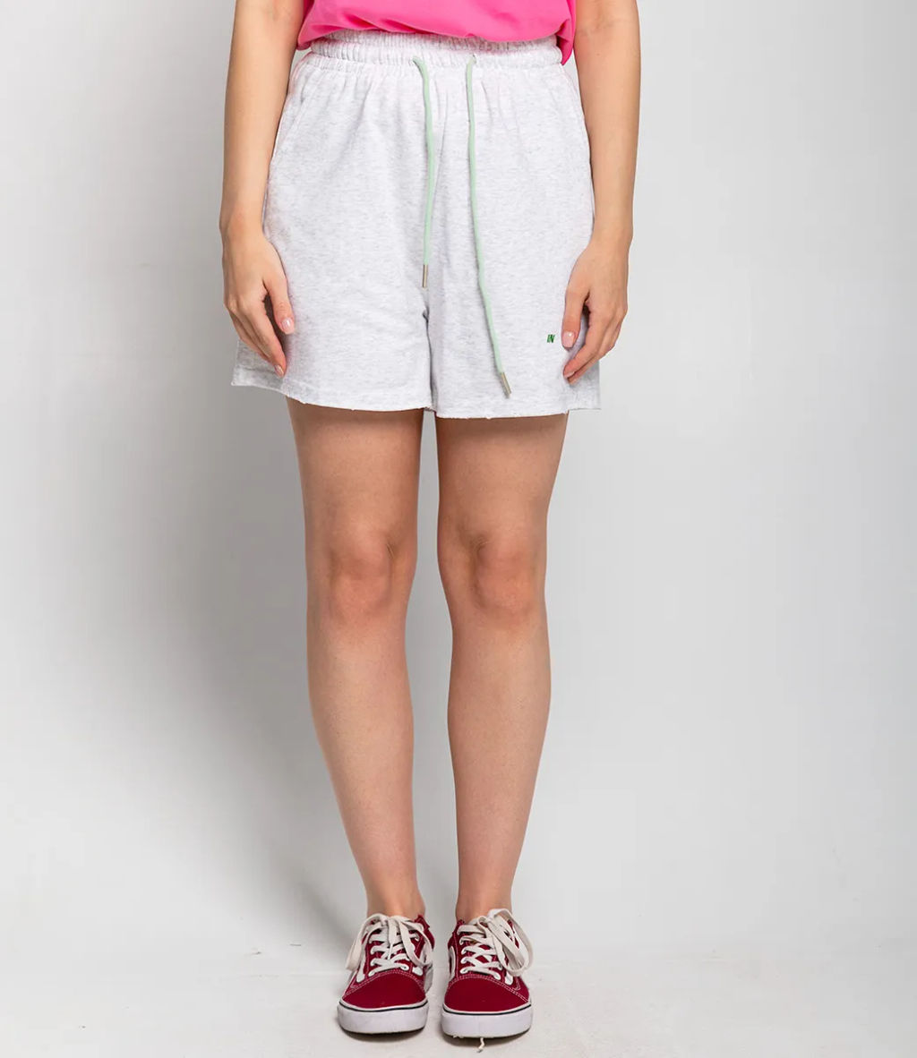 Шорты #КТ301 (18), светло-серый меланж