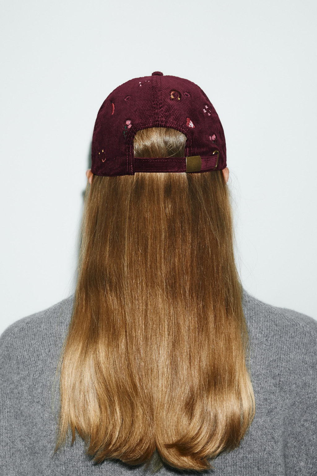 EMBROIDERED CORDUROY CAP - Zara фото 2