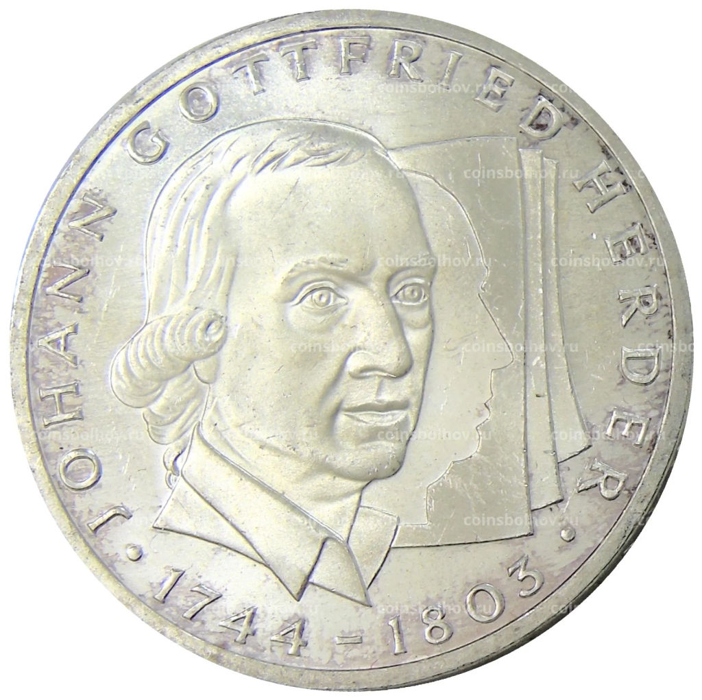 10 марок 1994 года G Германия  250 лет со дня рождения Иоганна Готфрида Гердера