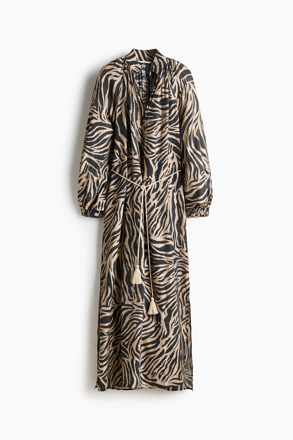 Vestido oversize con cintur?n de anudar - H&m фото 2
