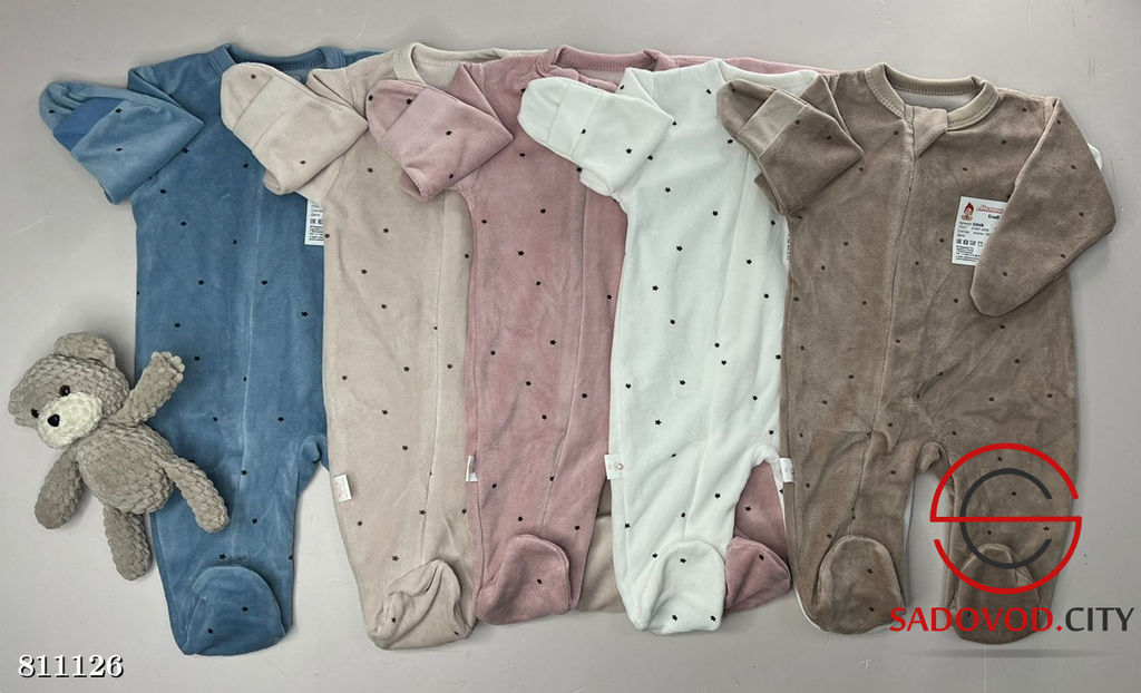 Комбинезон велюр на молнии - Bruno фото 9