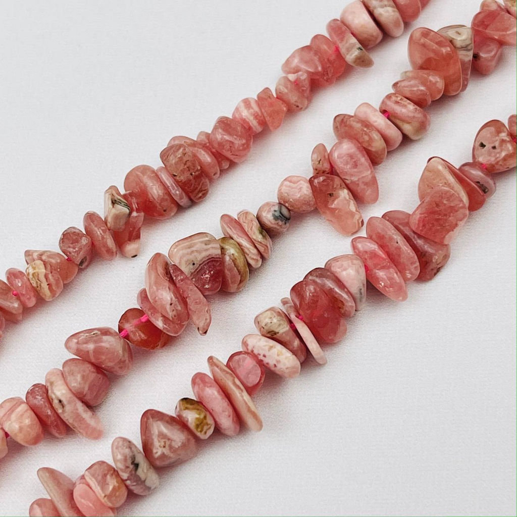 Бусины для украшений из Родохрозита крошка