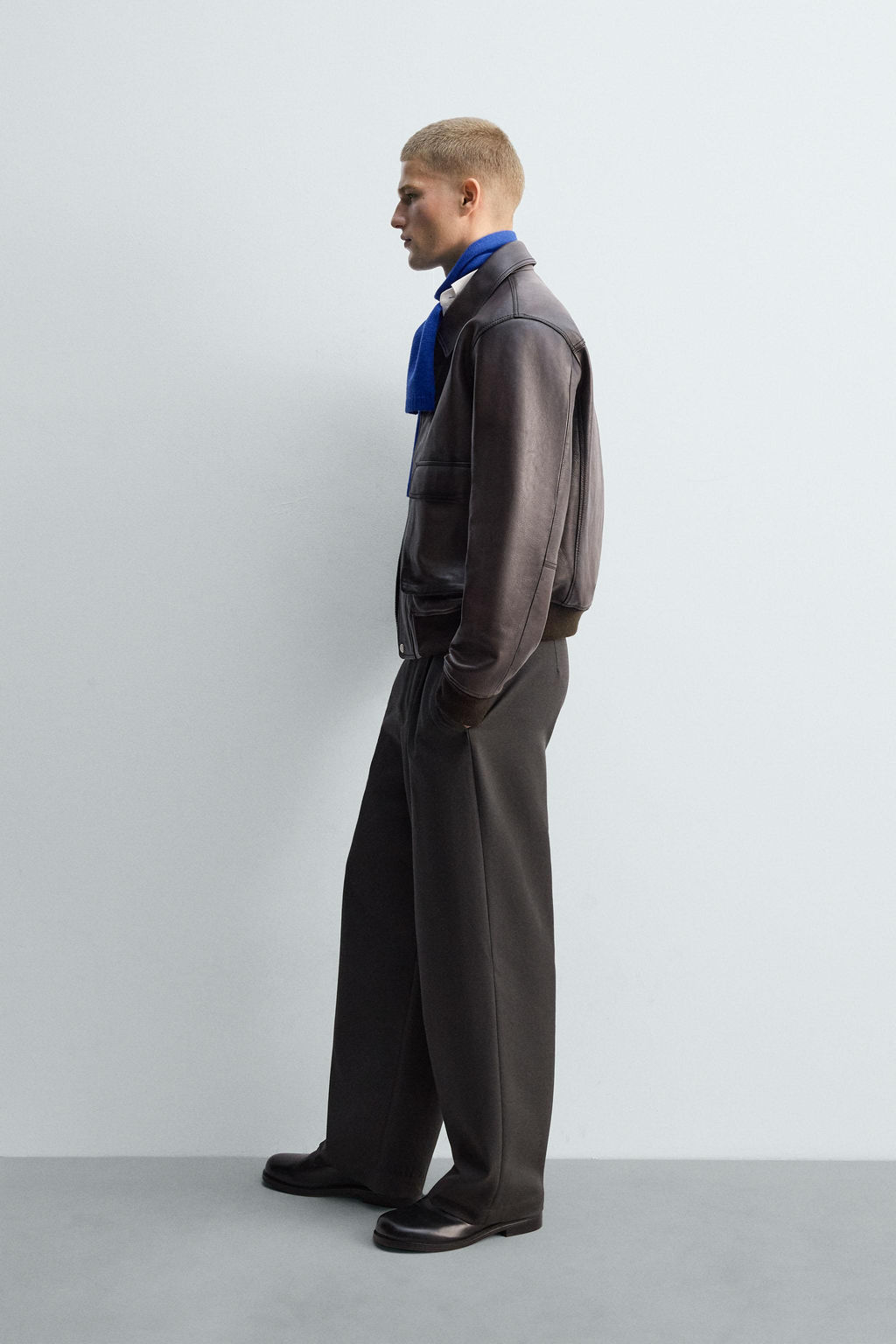 LIMITED EDITION LEATHER JACKET - Zara фото 4