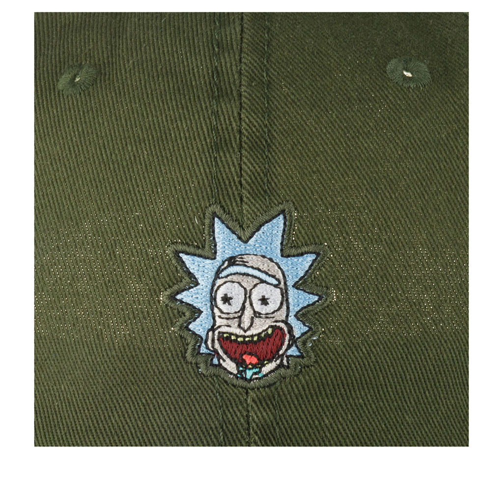 Бейсболка CAPSLAB арт. CL/REM4/1/CD/HEA Rick and Morty Rick (оливковый) фото 2