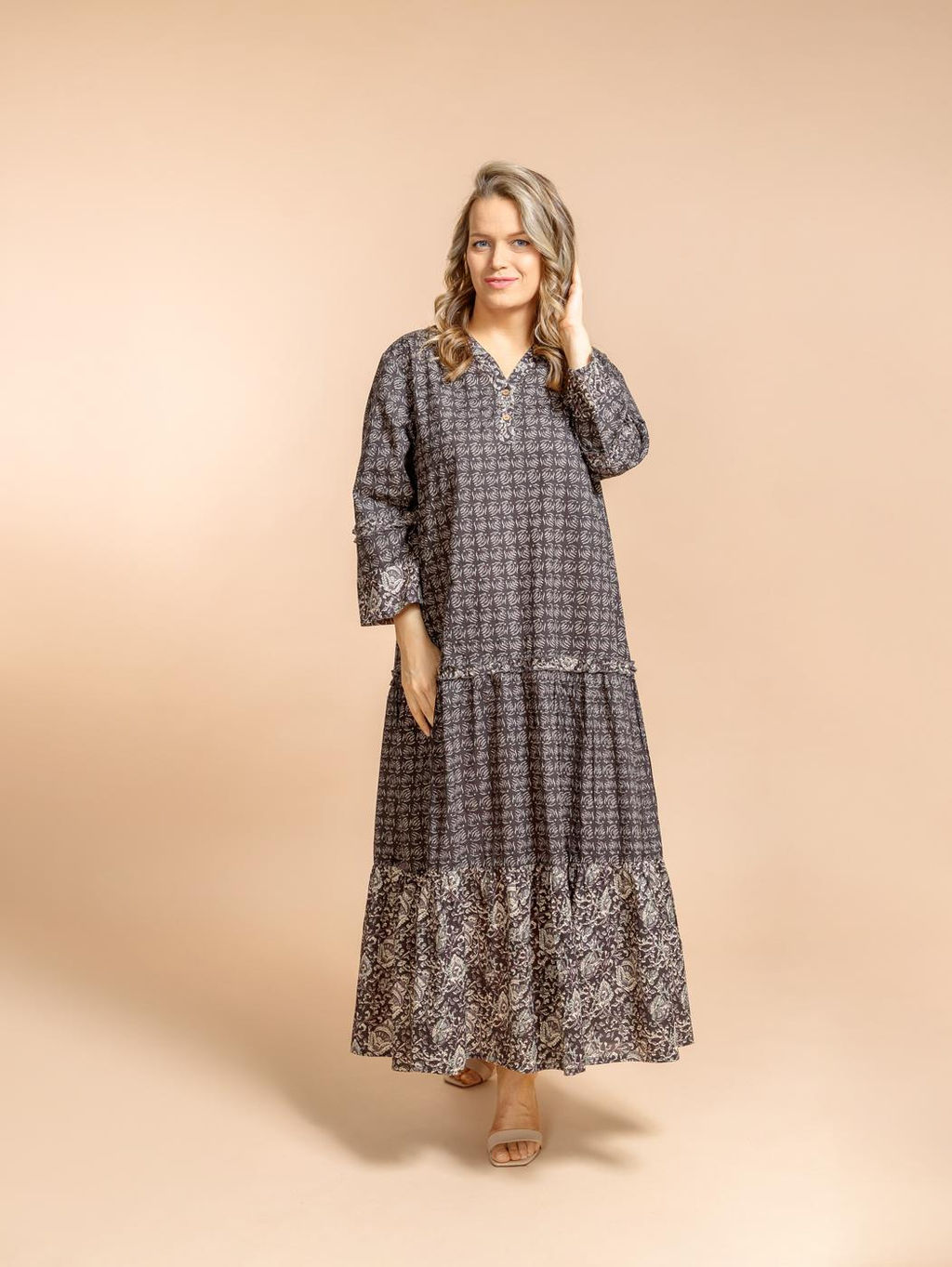 Платье (хлопок) №25-585-2 - Ганг фото 3