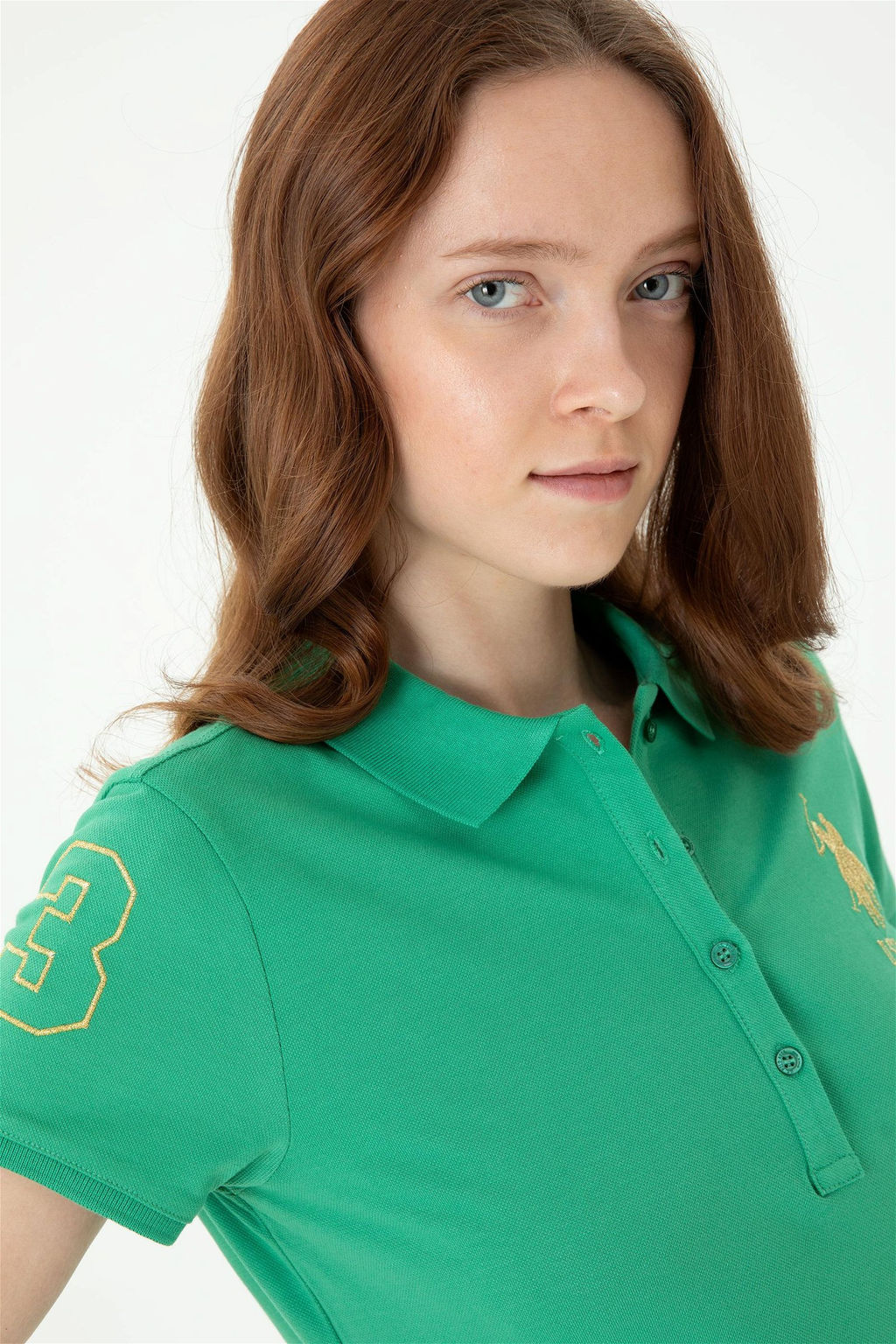 Женское зеленое трикотажное платье - U.s. polo assn фото 8