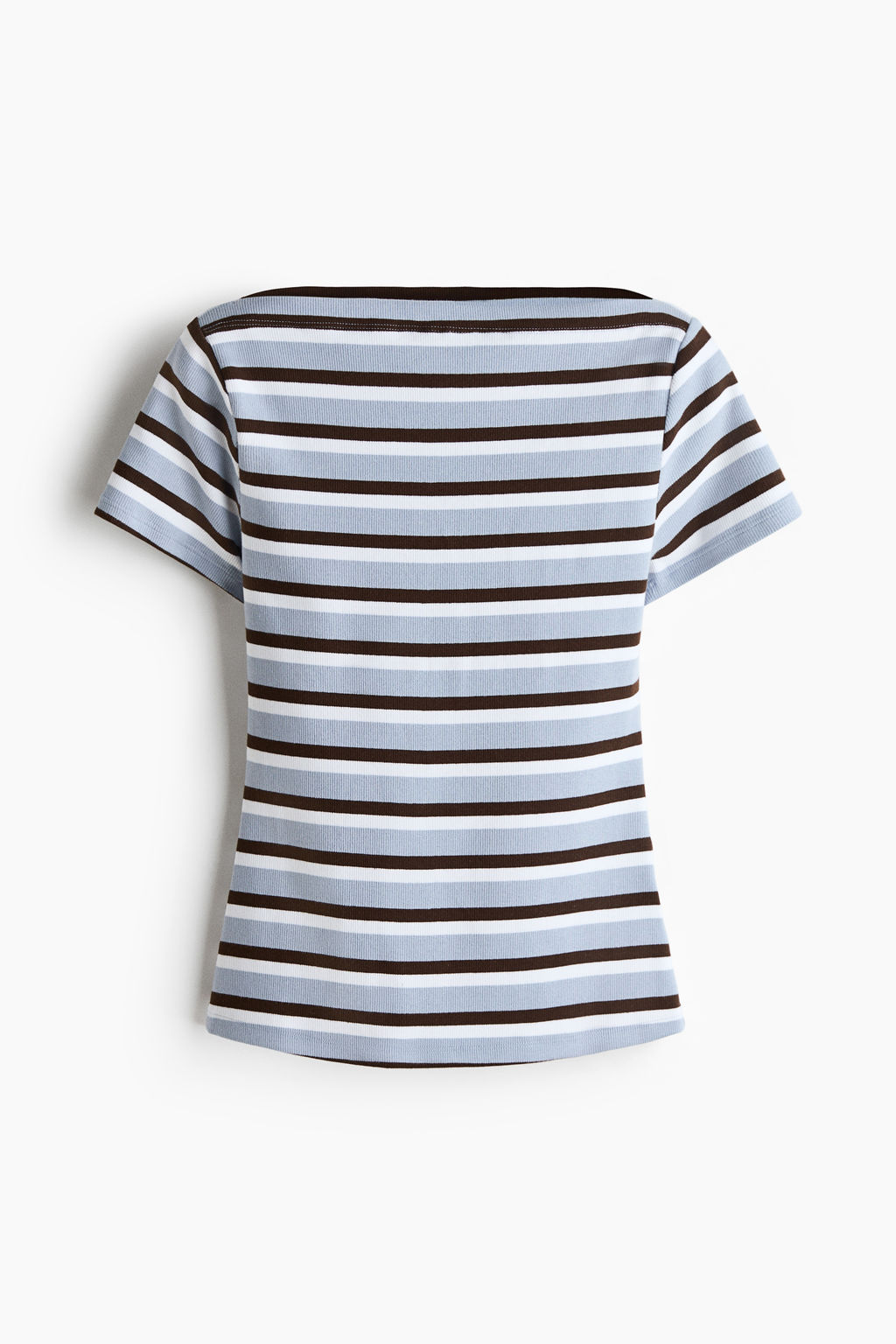 Top de algod?n con escote barco - H&m фото 5