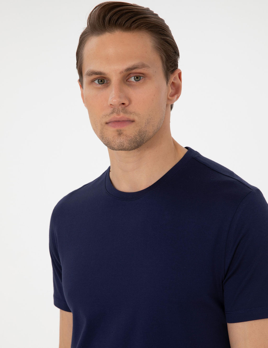 Lacivert Slim Fit Ti__rt