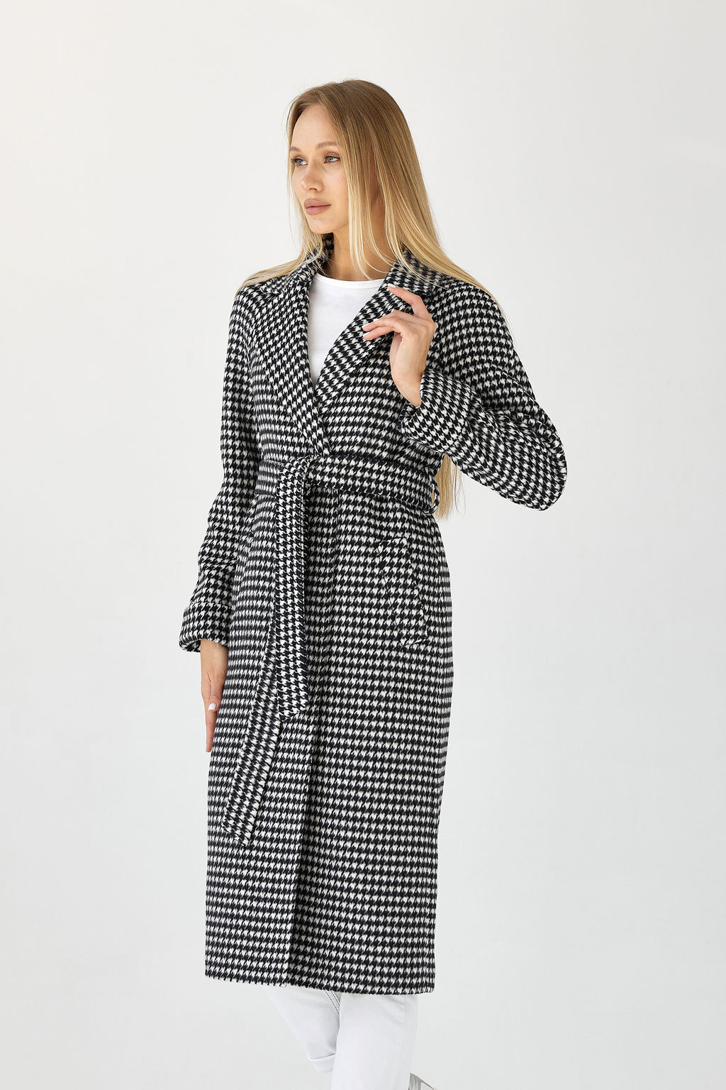 Пальто женское демисезонное 22555 (синий) - Kankan фото 33