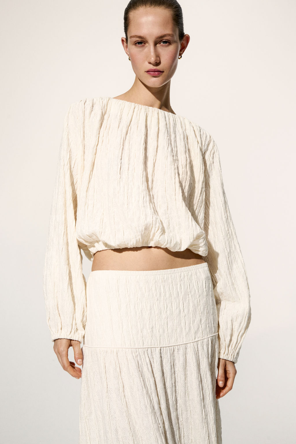 Top con mangas globo - H&m фото 3