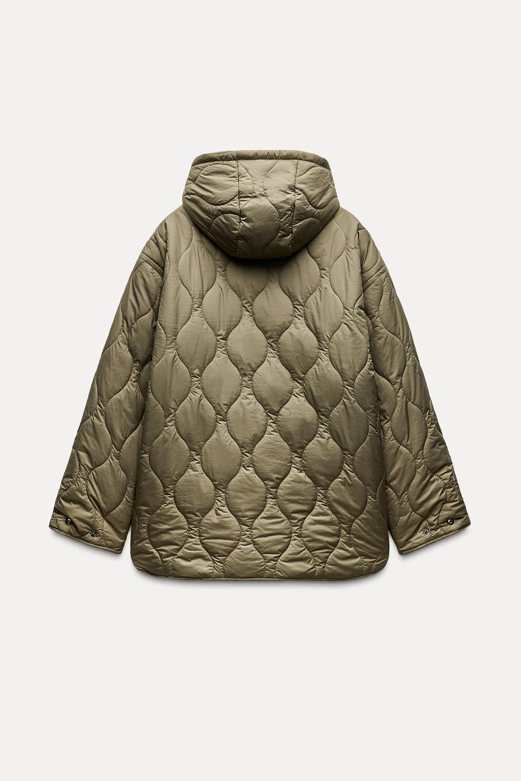 WATER-REPELLENT QUILTED JACKET - Zara фото 15