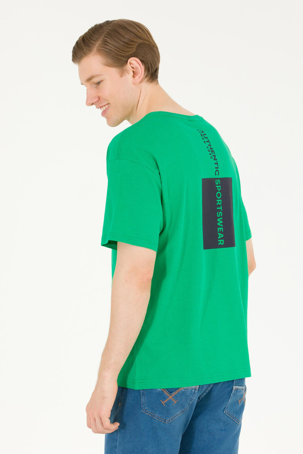 Мужская футболка Apple Green Comfort с круглым вырезом Неожиданная скидка в корзине - U.s. polo assn фото 13