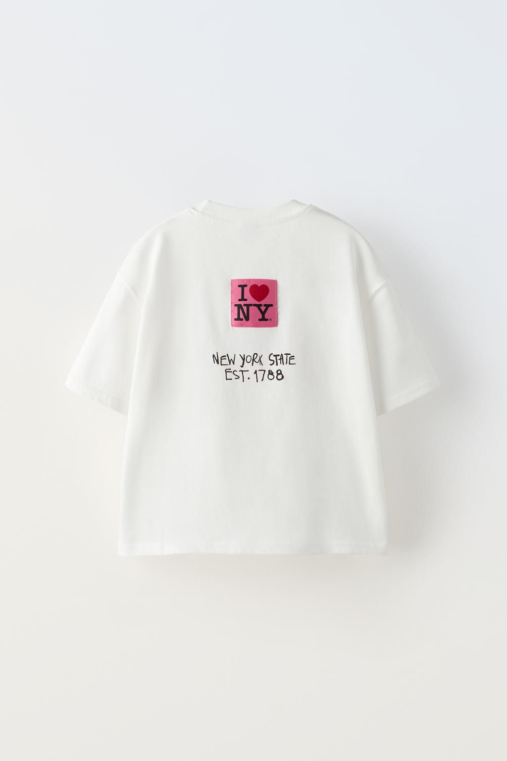 NEW YORK APPLE T-SHIRT - Zara фото 4