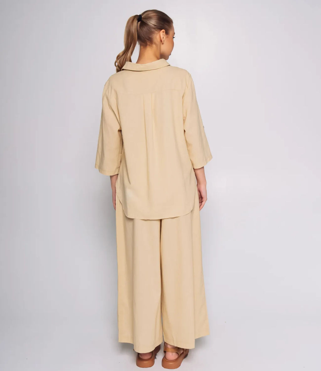 Костюм #ОКТ095013, светло-бежевый - Dommod фото 4