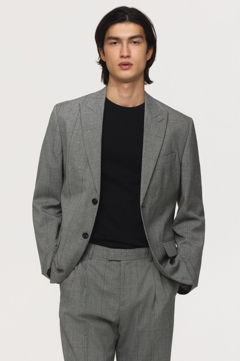 Americana de botonadura sencilla Regular Fit - H&m фото 3