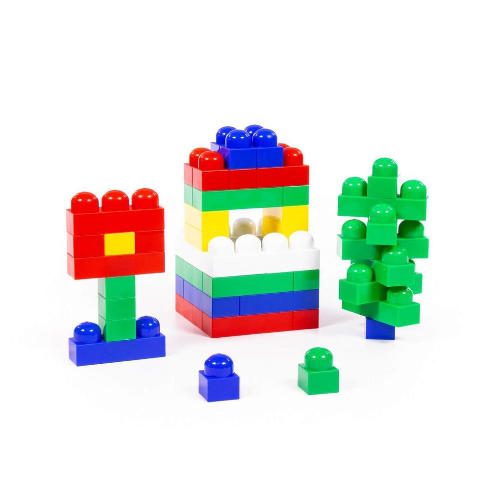 Конструктор Юниор (100 элементов) (в рюкзаке) - Полесье фото 4