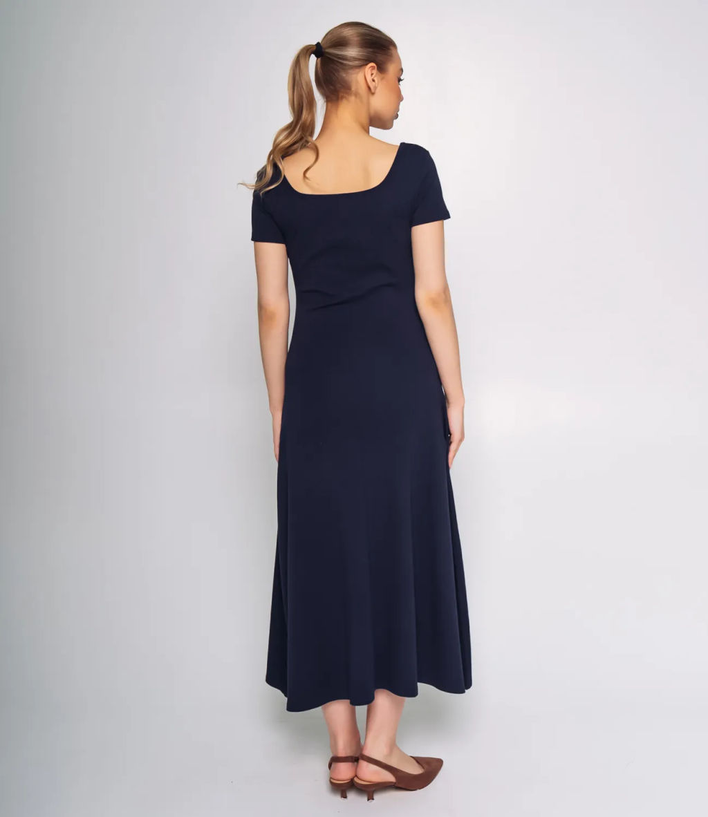 Платье #КТ68012, тёмно-синий