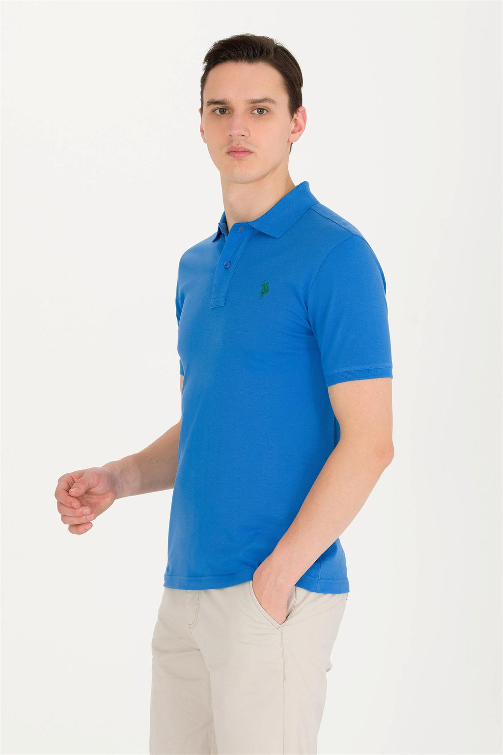 Мужская базовая футболка Sax Polo Neck - U.s. polo assn фото 9