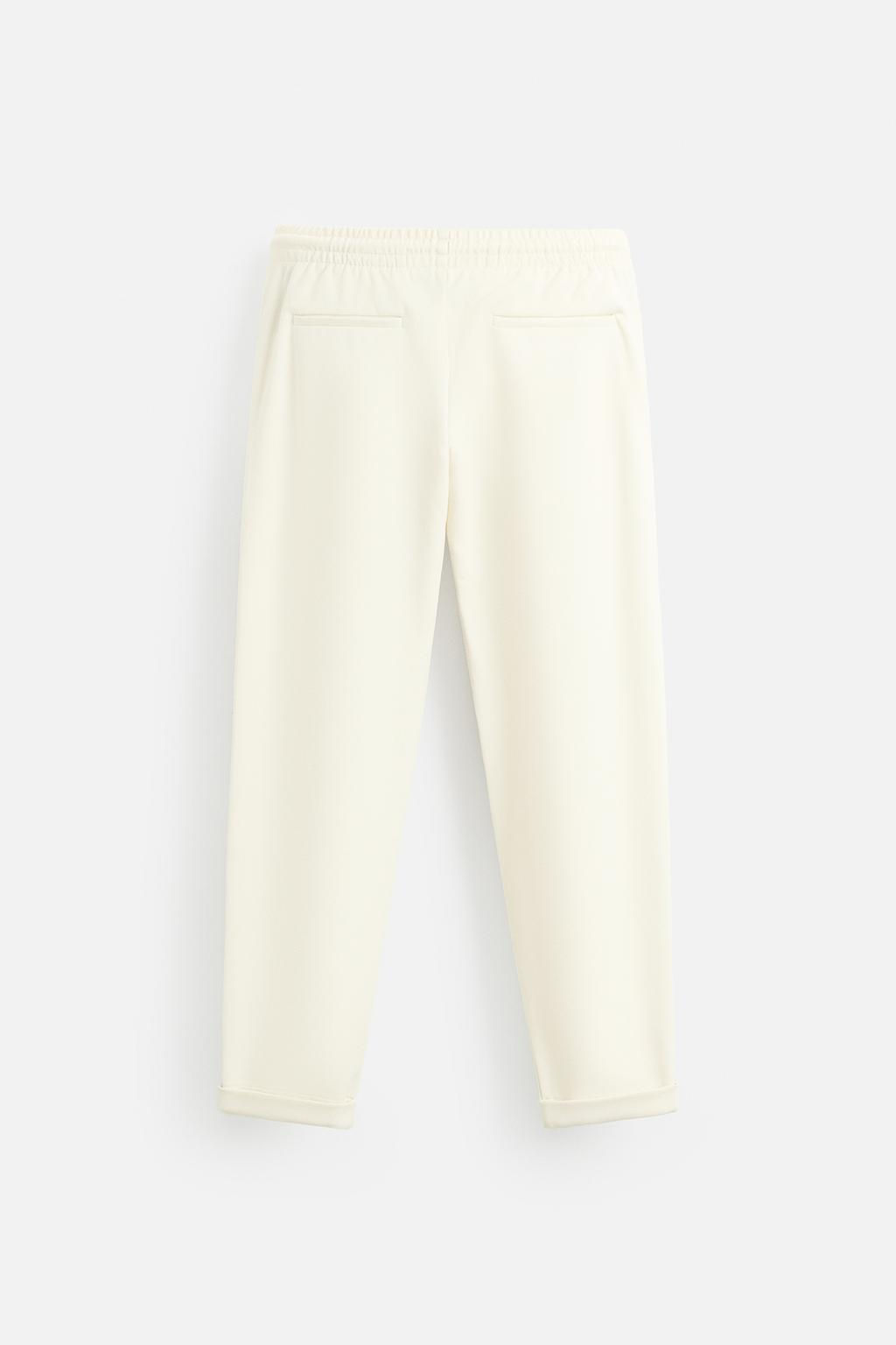 COMFORT REGULAR FIT TROUSERS - Zara фото 44