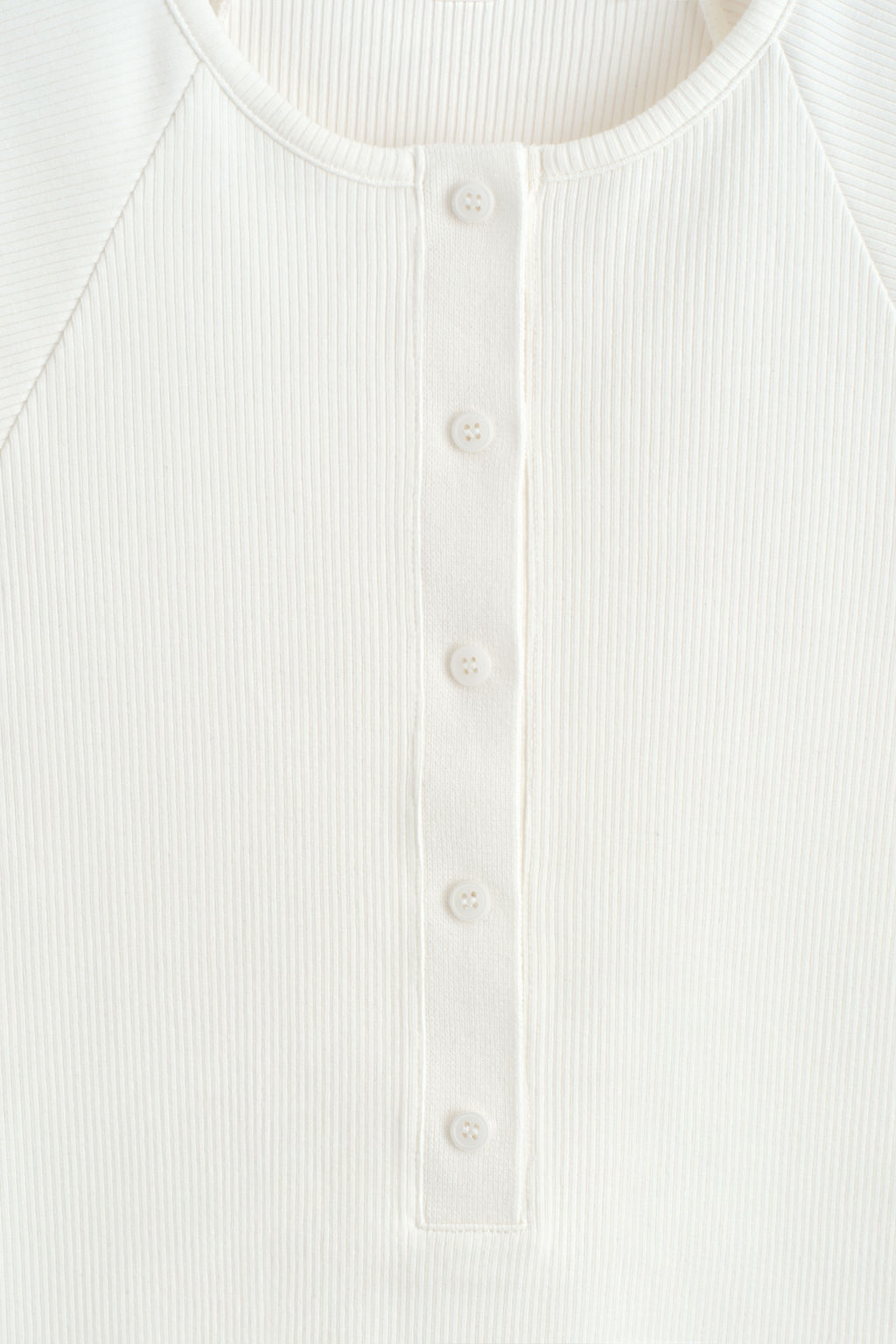 CAMISETA HENLEY DE CANAL? CON CUELLO REDONDO - H&m фото 4