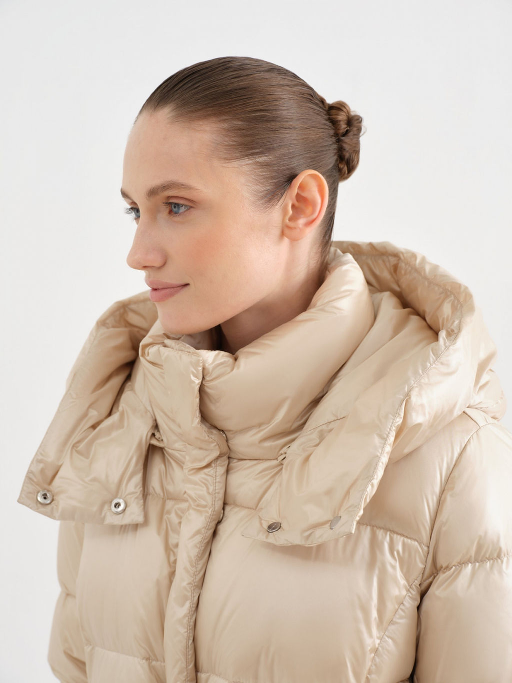 Conso/WDM 230566 - light beige Пуховое пальто  фото 2